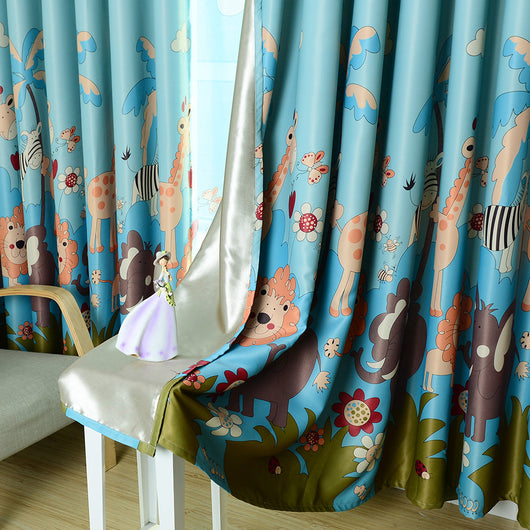 Cortinas Blackout Infantiles con Diseño de Animales - Oscurecimiento Total para Dormitorio - Image 3