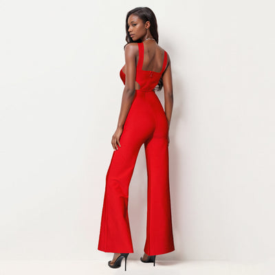 Jumpsuit de Fiesta Elegante para Mujer con Cuello Halter - Image 21