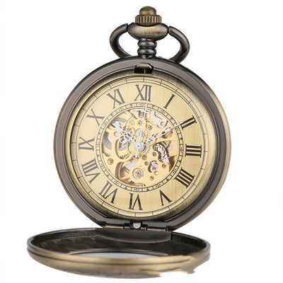 Reloj de Bolsillo Automático con Grabado Artesanal - Image 6