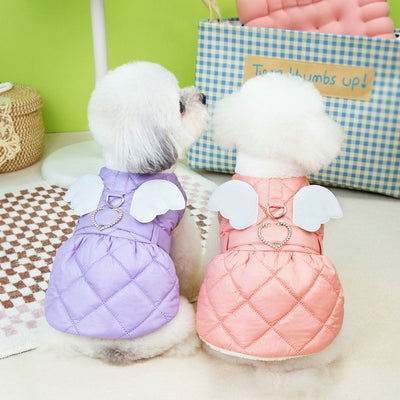Falda de Algodón Acolchada para Perros Pequeños - Diseño Angelical - Image 14