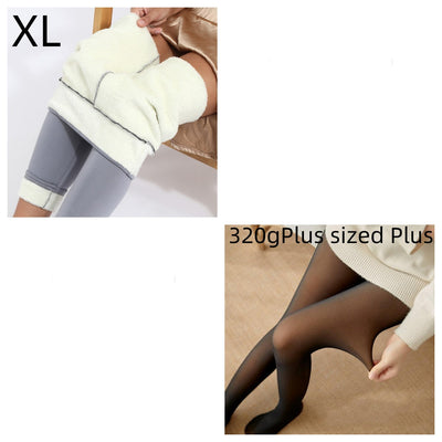 Leggings Térmicos de Cachemira Oversized para Otoño e Invierno - Image 16