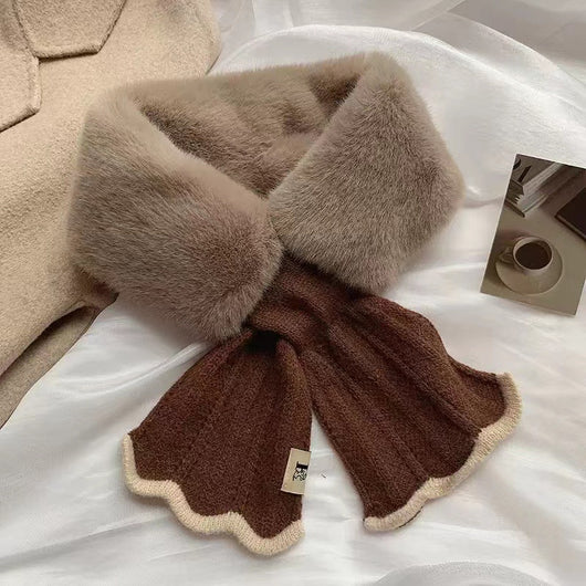 Bufanda de Piel de Conejo Rex Suave - Accesorio Versátil para Cualquier Ocasión - Image 13