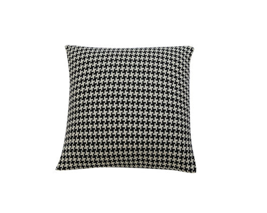 Funda de Cojín Houndstooth Nórdico Blanco y Negro Angsge - Image 5
