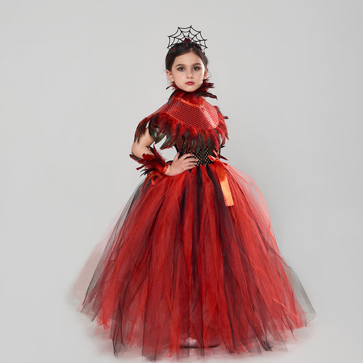 Disfraz de Reina Halloween - Conjunto Falda Larga Elegante - Image 6