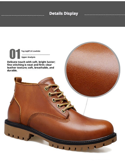 Zapatos Elevadores Premium para Hombre con Plantilla de Cuero Genuino - Image 11