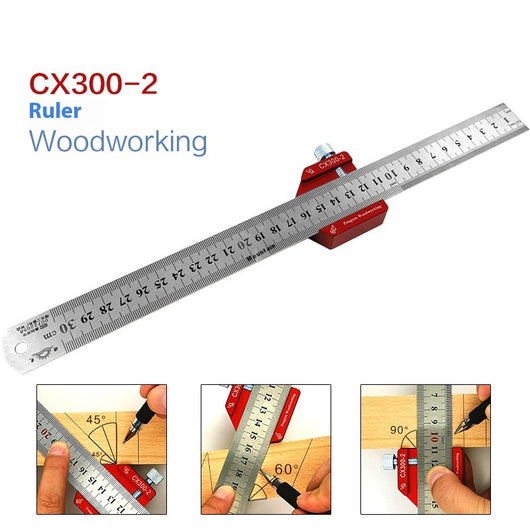 Regla de Alineación para Carpintería CX300-2 - Herramienta de Medición Profesional - Image 2