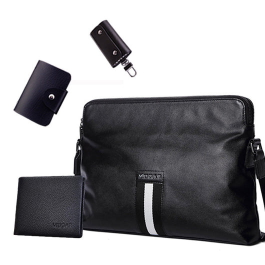 Bolsa Mensajero de Cuero Resistente para Hombre - Estilo Ejecutivo - Image 4