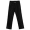 Calça Jeans Cropped de Cintura Alta Ajustada Preta