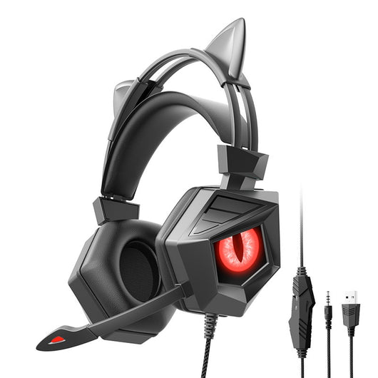 Auriculares Gaming con Cable y Luz Nocturna para PC - Image 16