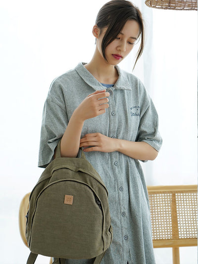 Mochila de Tela Minimalista para Estudiantes y Profesionales - Image 10