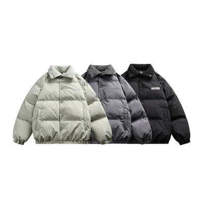 Abrigo Acolchado de Algodón con Solapa Americana para Hombre - Estilo Premium - Image 5