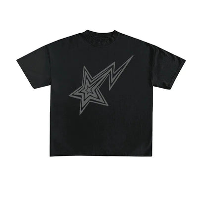Camiseta Oversized de Hombros Caídos para Hombre - Image 5