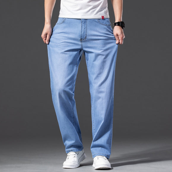 Jeans Holgados Oversized para Hombre con Efecto Reductor y Elasticidad