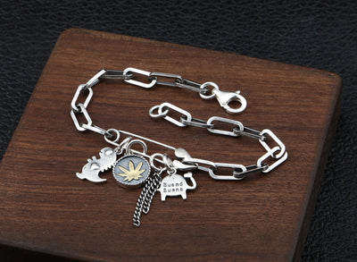 Adornos de Mano en Plata Pura - Estilo Hipster Creativo - Image 6