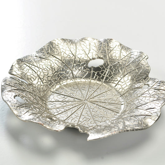 Platillo Vintage de Aleación Bronce para Servicio de Té - Image 5
