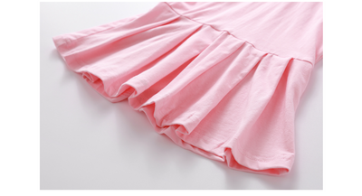 Vestido Plisado de Manga Corta para Niña - Colección Verano - Image 11