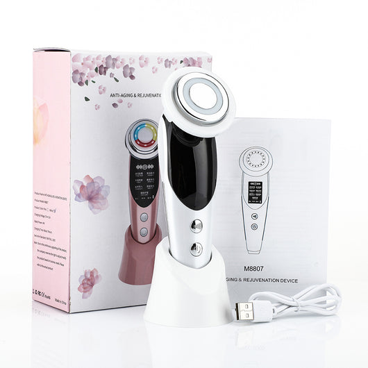 Masajeador Facial 7 en 1 con Microcorriente EMS y Luz LED - Image 5