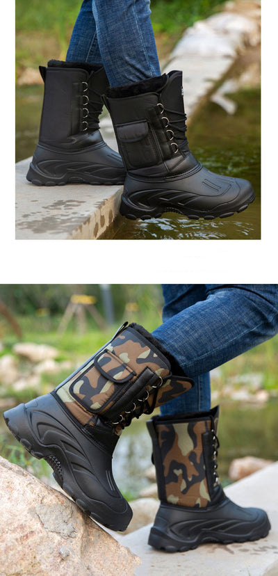 Botas de Nieve Impermeables para Hombre con Suela Antideslizante - Image 11