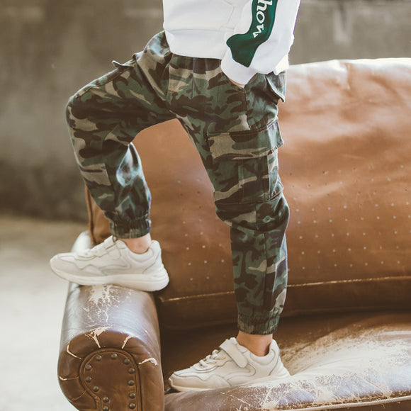 Pantalones Tácticos Infantiles Camuflaje Militar