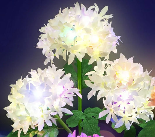 Lámpara Solar Hortensia para Jardín y Patio - Image 8