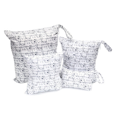 Bolsa Organizadora de Pañales con Estampados Infantiles - Set de 4 Piezas - Image 6