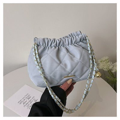 Bolsa Mensajera de Cadena Rombo Elegante para Viajero - Image 33
