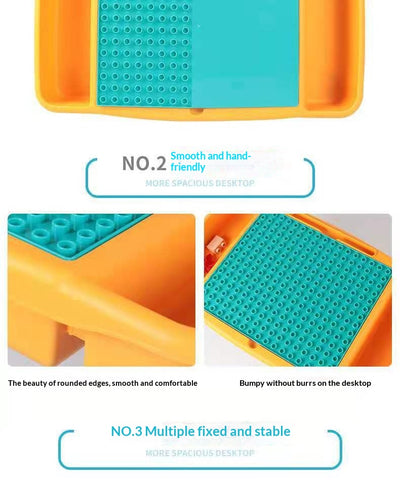 Mesa de Construcción con Bloques Gigantes para Niños - Image 11
