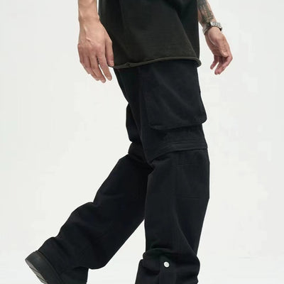Pantalones Casuales Holgados con Bolsillos Grandes para Hombre - Image 5