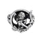 925 Sterling Silver Ring Cupid Little Angel Ring Opening Ancient Silver Adjustable Opening