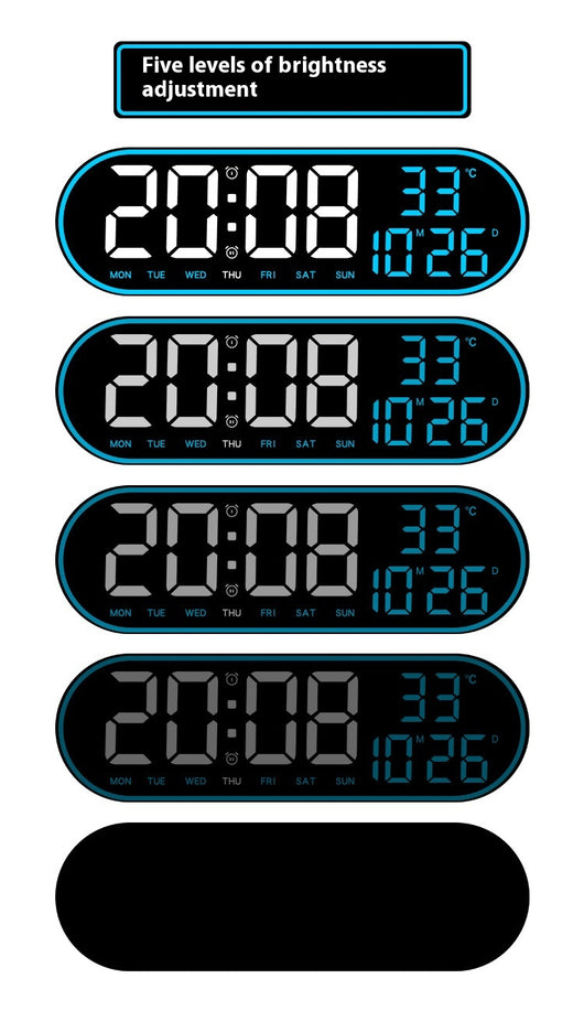 Reloj de Pared Digital Multifuncional para Sala - Decoración Moderna - Image 14