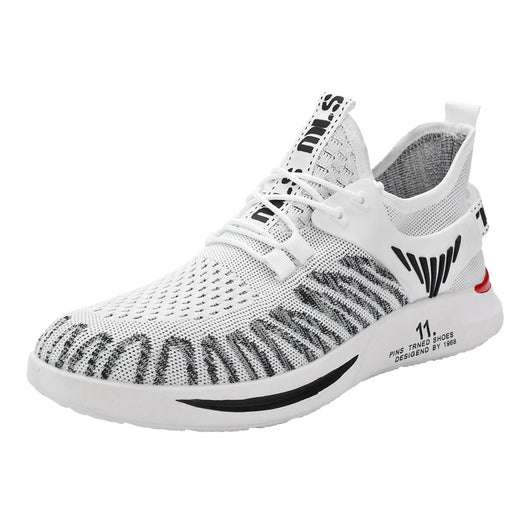 Zapatos Deportivos Casuales Talla Grande con Tejido Transpirable y Punta Redonda para Hombre - Image 12