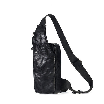 Bolsa Mensajero de Cuero Curtido al Vegetal para Hombre - Estilo Urbano - Image 2