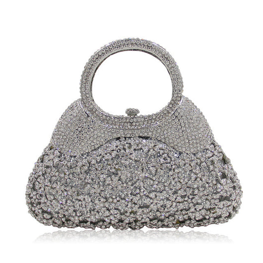 Bolso de Noche Cristal Calado Diamante Hecho a Mano - Image 10