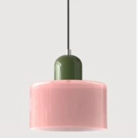 Lámpara Colgante Redonda de Vidrio Crema - Diseño Minimalista - Image 29