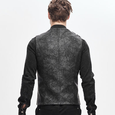 Chaleco Floral Gris Marengo con Ajuste Trasero para Hombre - Image 20
