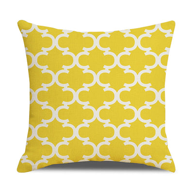 Funda de Almohada Lino Geometría Simple - Diseño Moderno para Sofá y Hogar - Image 61