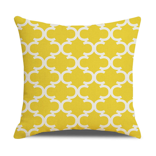 Funda de Almohada Lino Geometría Simple - Diseño Moderno para Sofá y Hogar - Image 61