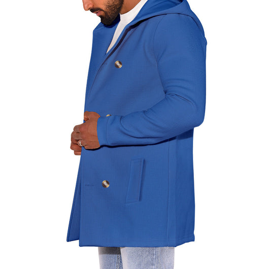 Abrigo de Lana Tipo Trench para Hombre - Image 24