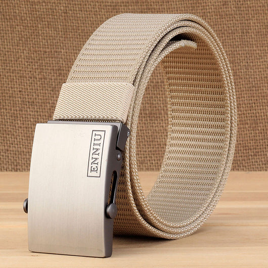 Cinturón de Lona para Hombre con Hebilla Suave - Image 6