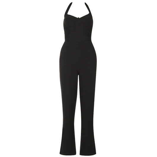 Enterizo Largo Mujer Halter Elegante - Image 10
