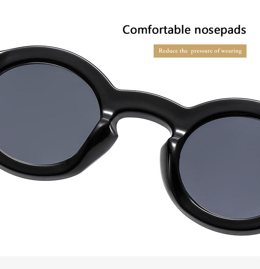 Gafas Retro Montura Pequeña Redonda Carey Marrón - Image 21