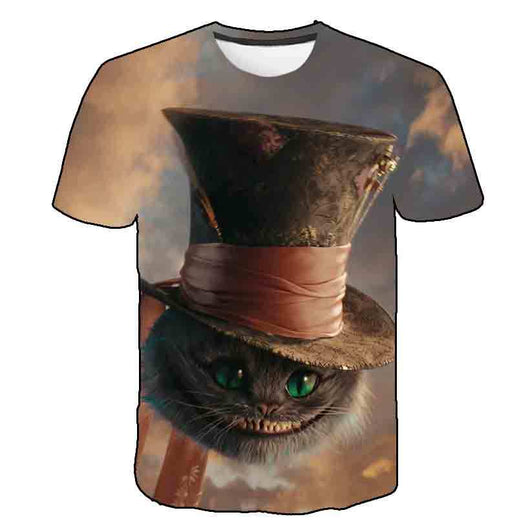 Playera de Verano para Niños Estampado Gatito Coreano - Image 59
