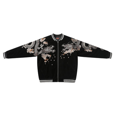 Chaqueta de Algodón Yokosuka con Bordado de Dragón Estilo Chino - Image 7