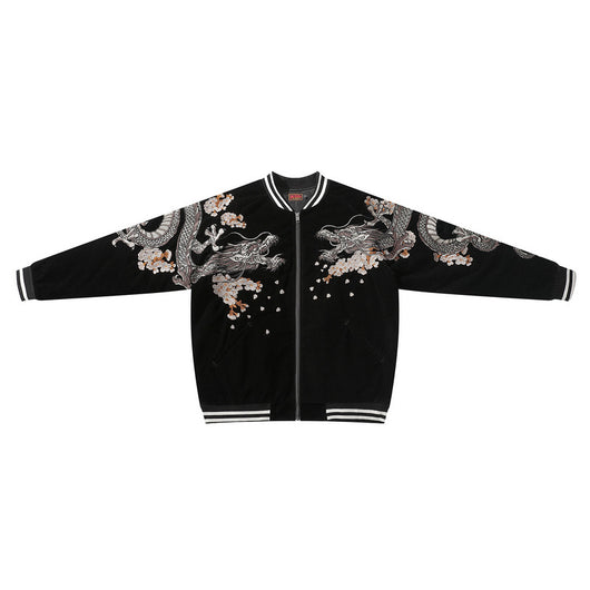 Chaqueta de Algodón Yokosuka con Bordado de Dragón Estilo Chino - Image 7