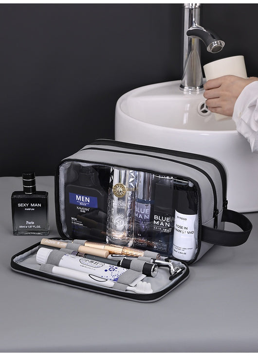 Neceser de Viaje Hombre Tres Compartimentos - Organizador Premium de Cosméticos - Image 17