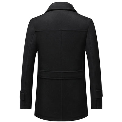 Abrigo de Lana Gruesa para Hombre - Elegancia y Calidez - Image 14