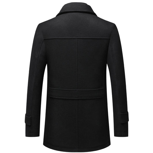 Abrigo de Lana Gruesa para Hombre - Elegancia y Calidez - Image 14