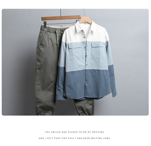 Camisa Casual de Algodón con Costuras Reforzadas para Hombre - Image 10
