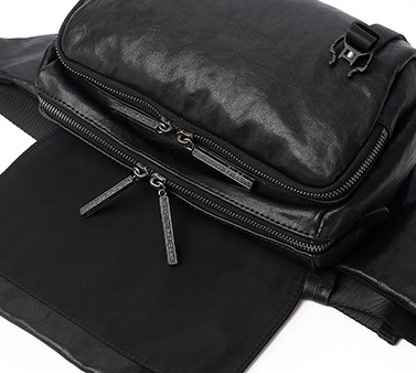 Bolso Casual de Cuero Curtido al Vegetal para Hombre - Image 9