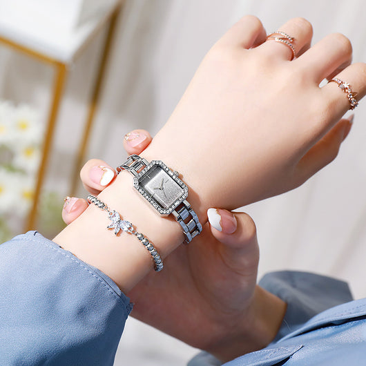 Reloj para Mujer con Diamantes de Imitación Compacto Elegante - Image 11